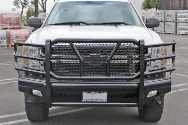 For Chevy Silverado 2500 HD 07-14 Bumper Full Width Black Front HD Bumper w - Image 3 of 4