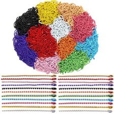 GXXMEI 220PCS 100mm Ball Bead Chain Ball Chain Keychain Dog Tag Necklace