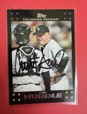 Clint Hurdle Signed 2007 Topps #246 Card Colorado Rockies AUTO