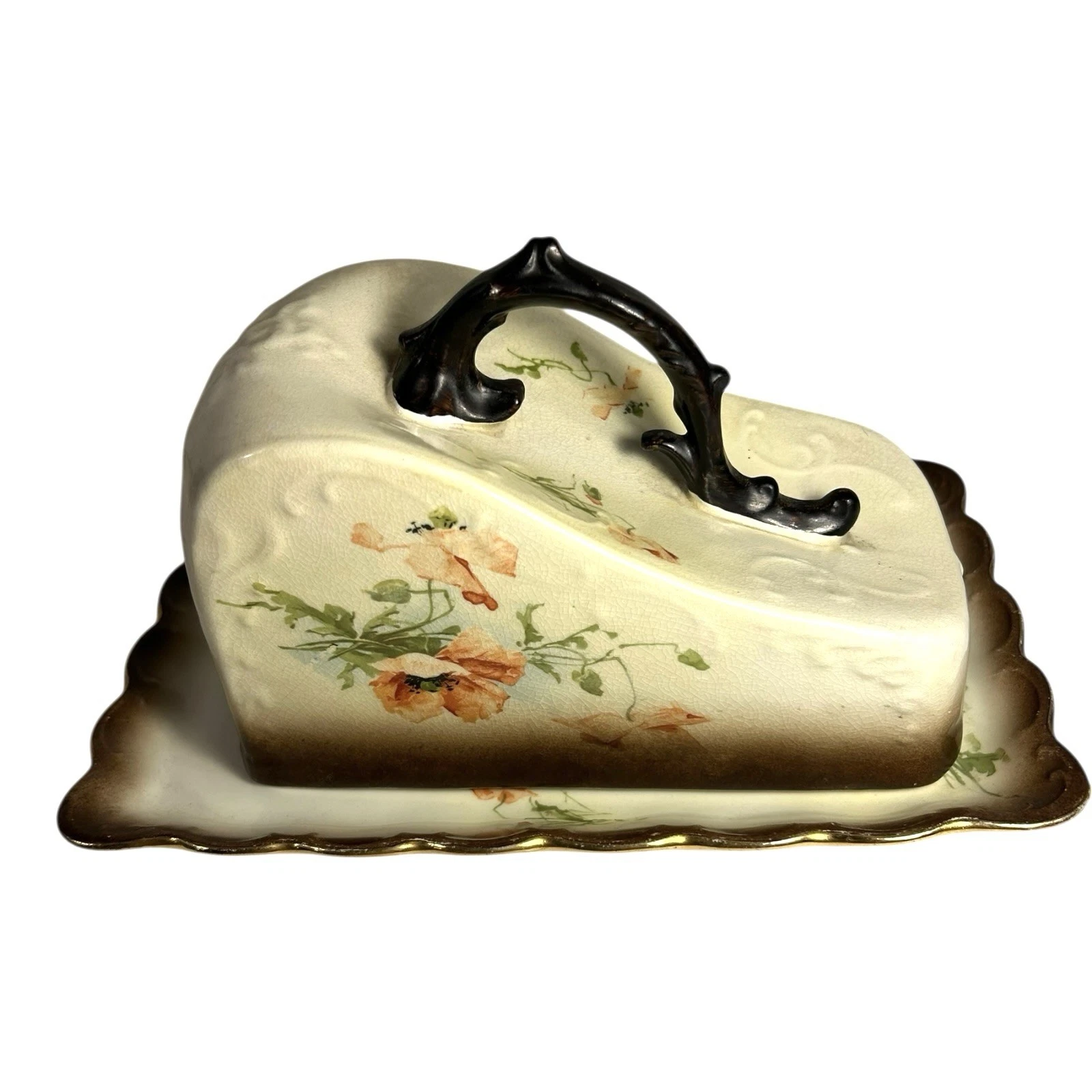 Antique Warwick Cheese Butter Covered Dish