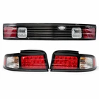 SILVIA S14 240SX 200SX~1993~1998~Coupe 2D LED Tail Rear Light BLACK for NISSAN