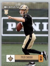 2025 Panini Donruss Tyler Shough Saints Rookie Retro 2005 Football Card #R05-TYS