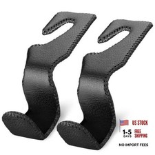Purse Hook for Car Seat Headrest, Seat Back Storage Hook 2 Pack Black
