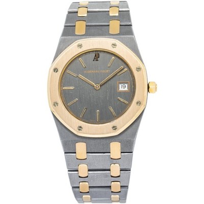 Audemars Piguet Royal Oak 56175TR Quartz Tantalum Rose Gold Grey Dial Men 33mm