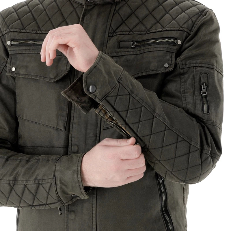 Oxford Hardy Wax Cotton Olive, photo 8 of 17