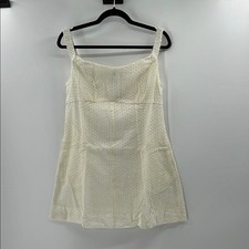 Free People Berry Kiss Mini Dress - Ivory Eyelet - XL - New with tags
