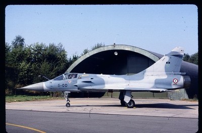 BD005 ORIGINAL K64 AIRCRAFT SLIDE: French AF Dassault Mirage 2000C 4/5-OC