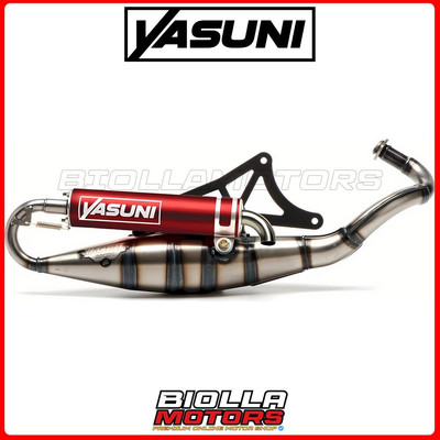 TUB420R AUSPUFF YASUNI R ROSSO APRILIA SR 50CC FUNMASTER LC (DAL 07/'03) - PIAGG