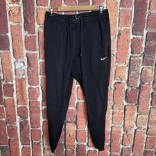 Vintage Black Nike Y2K Grunge Essential Jogger Sweatpants-Size Large