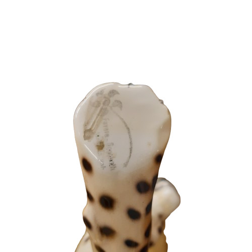 Vintage Favaro Cecchetto Italian Pottery Leopard Figurine Mid Century Italy image 6
