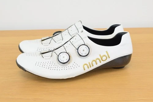 Nimbl carbon 45.5 us12 Cycling Shoes Handmade in Italy road gravel tt cyclocross