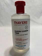 Thayers Blemish Clearing Toner 2% Salicylic Acid Witch Hazel Lemongrass New