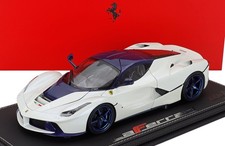 BBR-Models 1/18 Ferrari Laferrari 2013 Luxury Pack White Blue BBR182238DIE