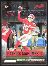 999J 2021 Panini Prestige #TS-PM Patrick Mahomes II estampado en el tiempo