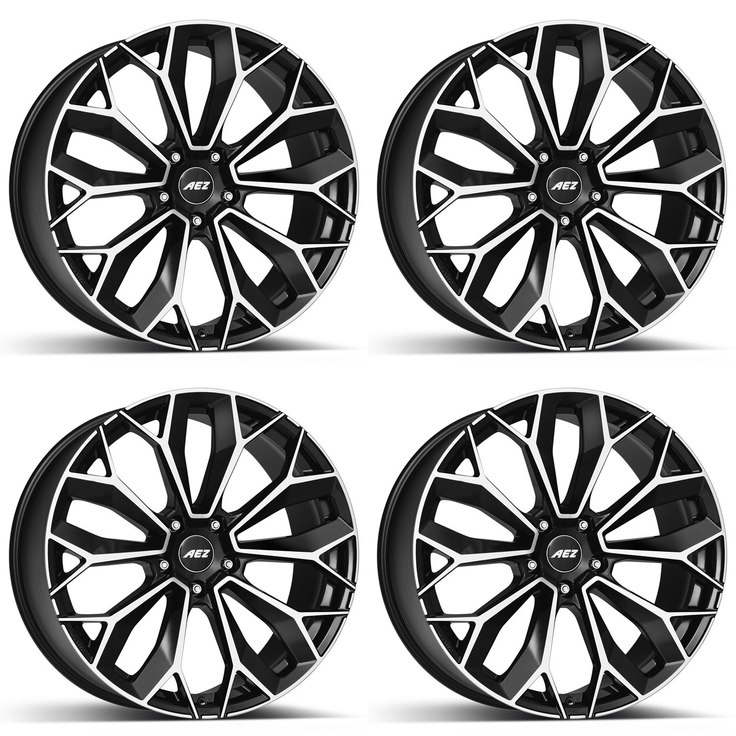 4 AEZ Leipzig dark Wheels 9.0Jx20 5x112 for Mini Countryman