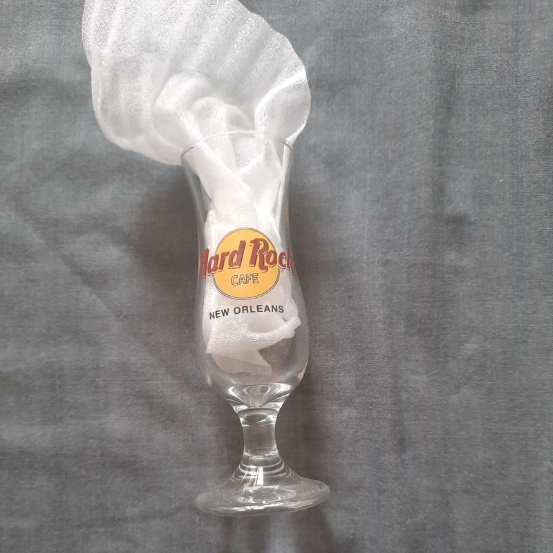 Hard Rock Cafe New Orleans HURRICANE Glass 4"