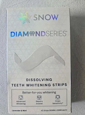 Snow Diamond Dissolving Teeth Whitening Strips- 42 Strips_NEW AND SEALED!!!