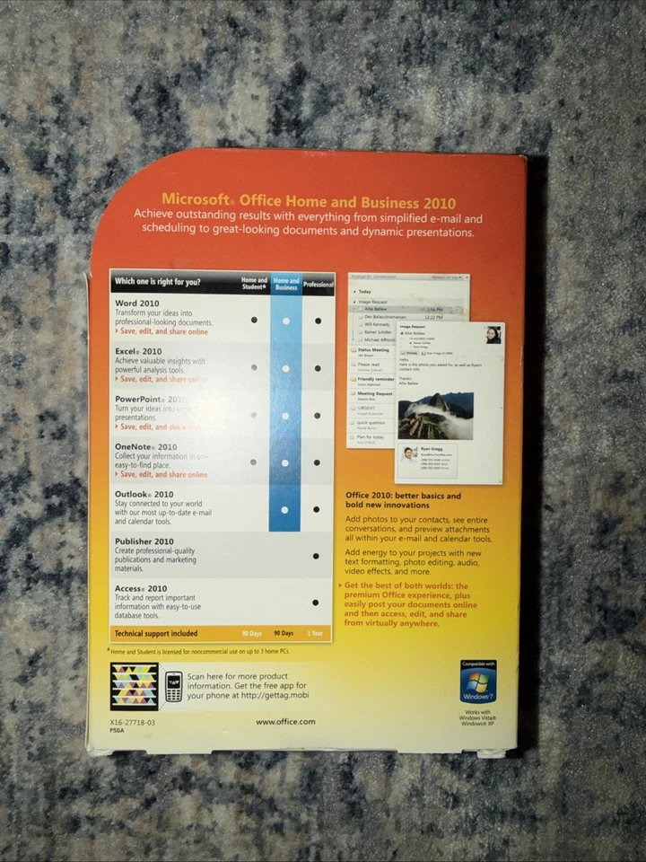 Microsoft Office для дома и бизнеса 2010 — включает ключ продукта - Изображение 2 из 4