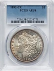 1892-CC Morgan PCGS AU58! Semi-key Date From Carson City