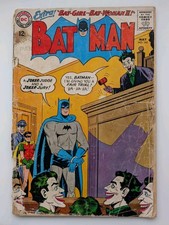 Batman 163 Joker Jury Cover Batgirl Bat-Woman Low Grade Silver Age 1964