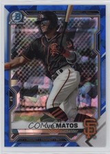 2021 Bowman Chrome Draft Sapphire Edition Luis Matos #BDC-5 0b7z