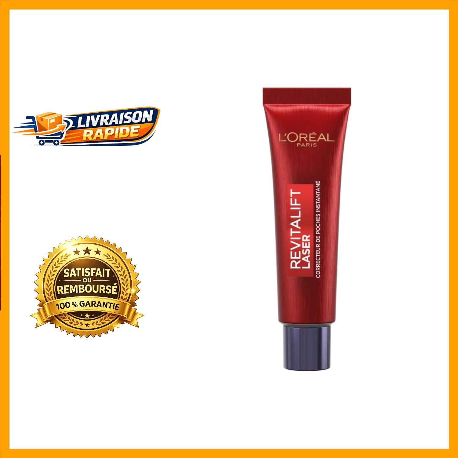 Contour des Yeux L'Oréal Paris Formule Fluide Enrichie Anti-Rides Haute Performance