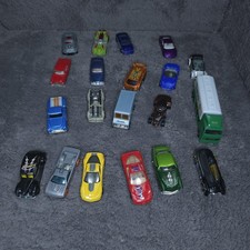 Hot Wheels Diecast Car Lot 20 Cars Mixed Fantasy Sports Truck Bus Multi-Color