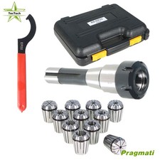 12Pcs Collets CNC Milling Lathe Set with Box + R8 Shank ER32 Collet Chuck Holder