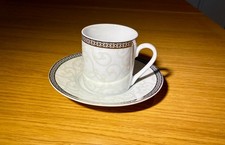 Richard Ginori Laveno Espressotasse Porzellan Italien vintage geometrisch