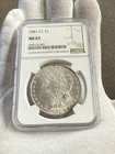 1881-CC Morgan Silver Dollar - NGC MS63