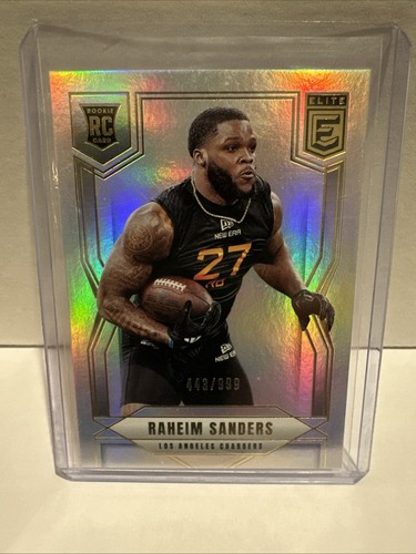 2025 Donruss Elite Raheim Sanders /999 RC Los Angeles Chargers