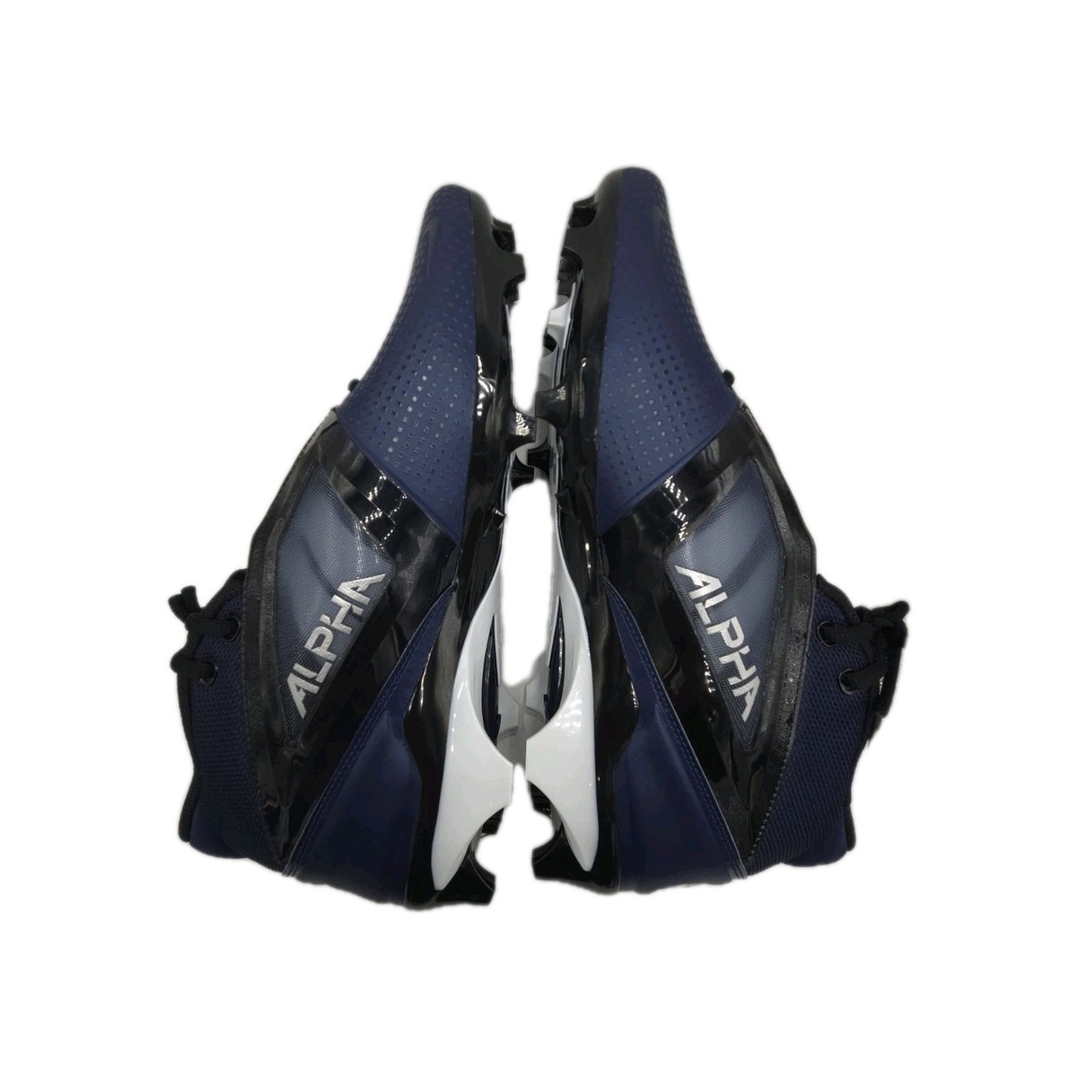 Nike Alpha Menace 4 Pro Football Cleats Navy Blue Men display picture 2