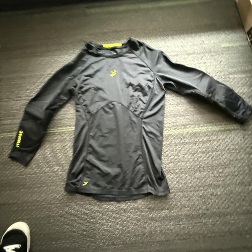 Storelli BodyShield GK 3/4 Ultimate Protection Goalie Shirt Mens Medium Black