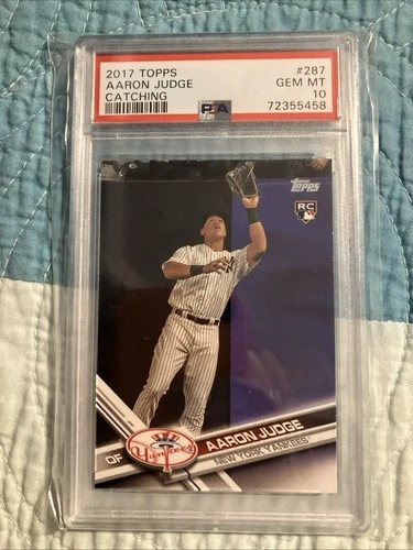 2017 TOPPS CHROME #169 AARON JUDGE ROOKIE RC PSA 10