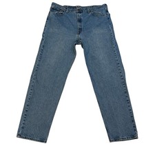 Vintage Levi's 550 Relaxed Fit Jeans Men's 42x34 (Fits ~40x33) USA Made Blue 90s