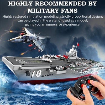 RC Boats for Kids 8-12, 16-inch Warship Battleship Aircraft