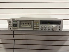 Onkyo TA-2055 Stereo Audio Cassette Tape Deck - Tested See Video Play Works