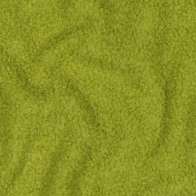 Teddyfleece Doubleface uni limegrün Plüsch Fleece Meterware (Preis=0,5m) - Bild 1 von 4