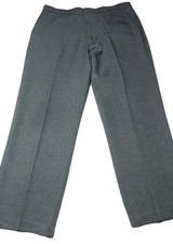 Vintage Levis Action Slacks Mens 38x29 Light Black Polyester Made In The USA