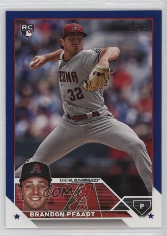 2023 Topps Update Retail Royal Blue Brandon Pfaadt #US6 0bp1