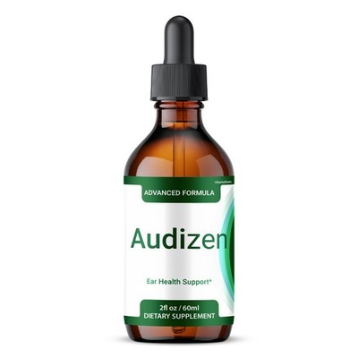 AudiZen Liquid Drops, All Natural Hearing and Ear Health Supplement (1 Pack)