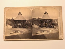 Colorado Stereoview Photo Navajo Soda Spring Manitou Geo. E. Mellen D&RG RR