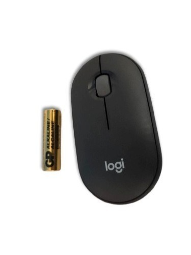 Logitech Pebble Mouse M350s Slim Bluetooth Wireless Mouse PC Mac Chrome  Black