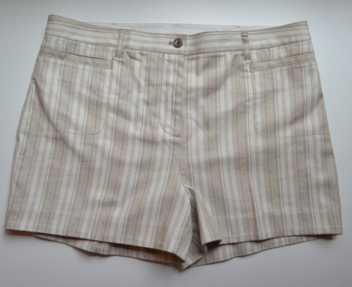 NWT $175 Tory Burch Striped Cotton Short Size 12 - Picture 2 of 12