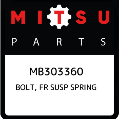 M09360 Spring MB303360 Mitsubishi Bolt, fr susp spring MB303360, New Genuine OEM Part ...