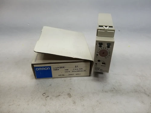 New Omron H3DE-S1 Timer Lot No. 21X2T  Free Shipping