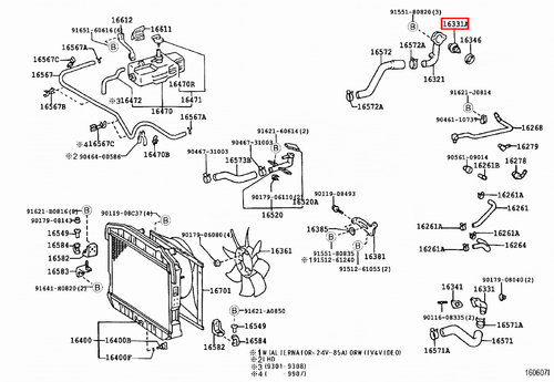 Genuine LandCruiser 80 79 78 76 75 70 105 100 Series 1HZ 1PZ 1VD 1HD Thermostat - Picture 8 of 20
