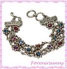 Flower Toggle Bracelet Brighton Vienesse Colorful