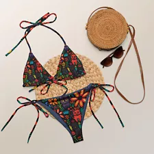 Kitty Cats Recycled String Bikini