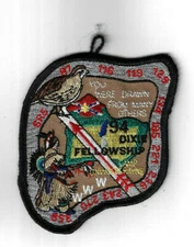 1994 Dixie Fellowship Patch OA Area SE5 Host Bob White 87 Linwood Hayne [PD302]